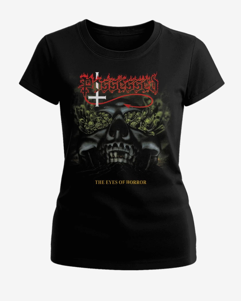 Polera de Mujer Possessed The Eyes of Horror
