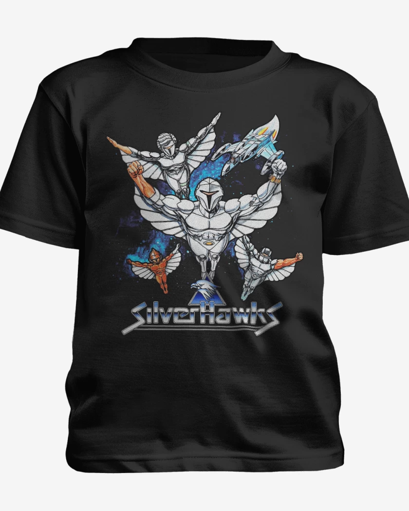 Polera de niño Negro de Silver Hawks
