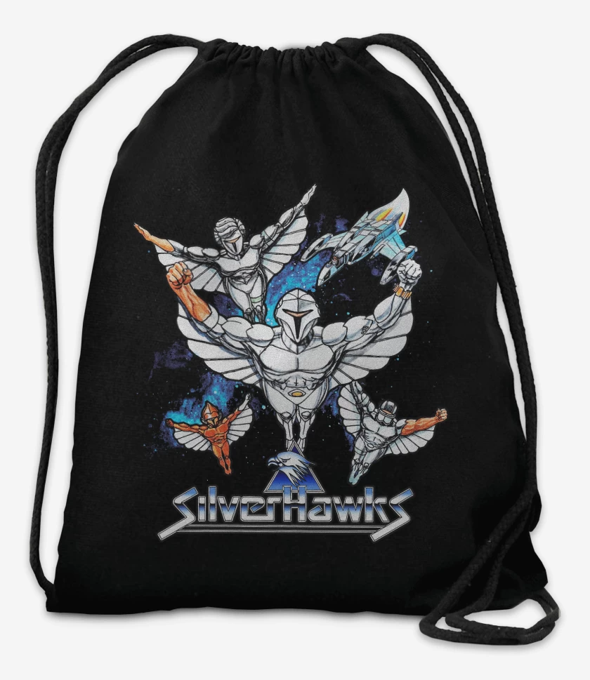 Mochila Negro de Silver Hawks