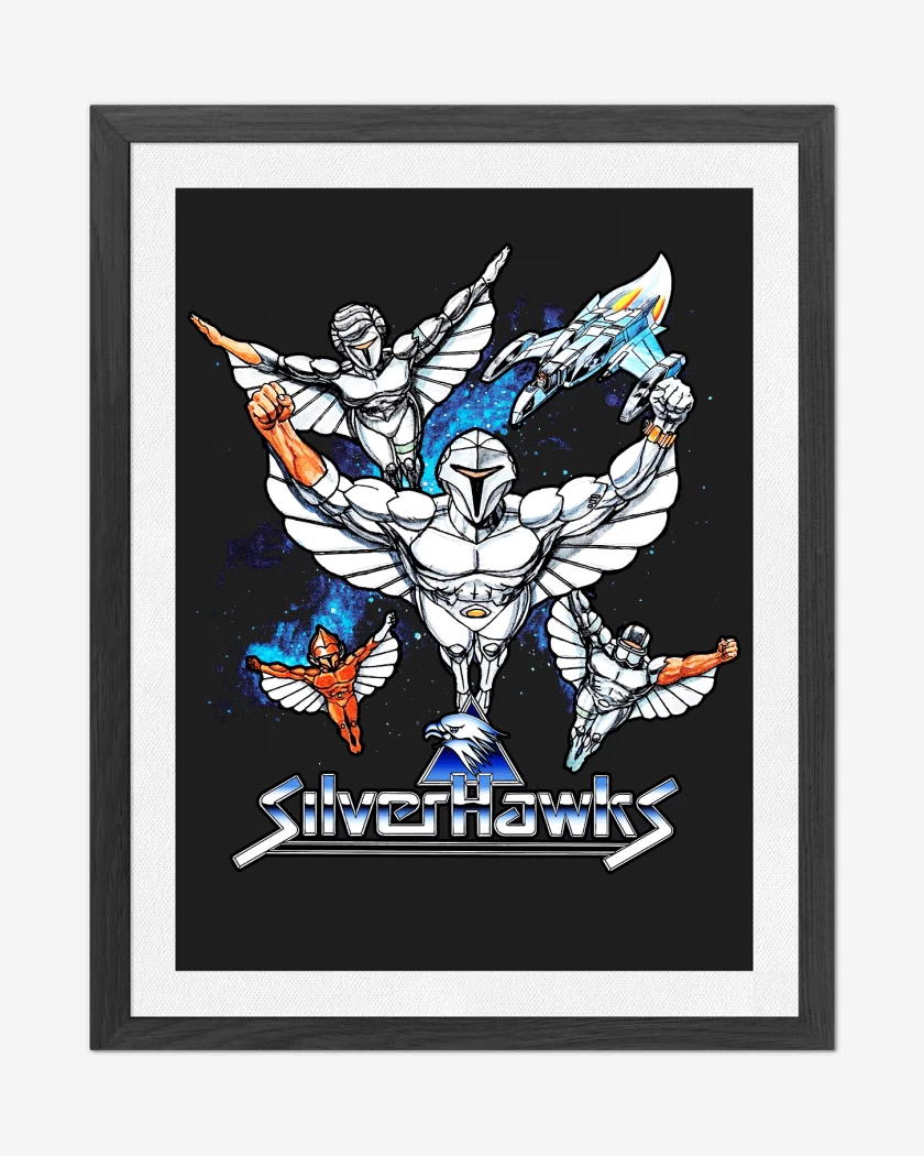 Cuadro decorativo Negro de Silver Hawks