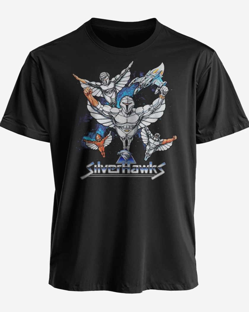 Polera premium Negro de Silver Hawks