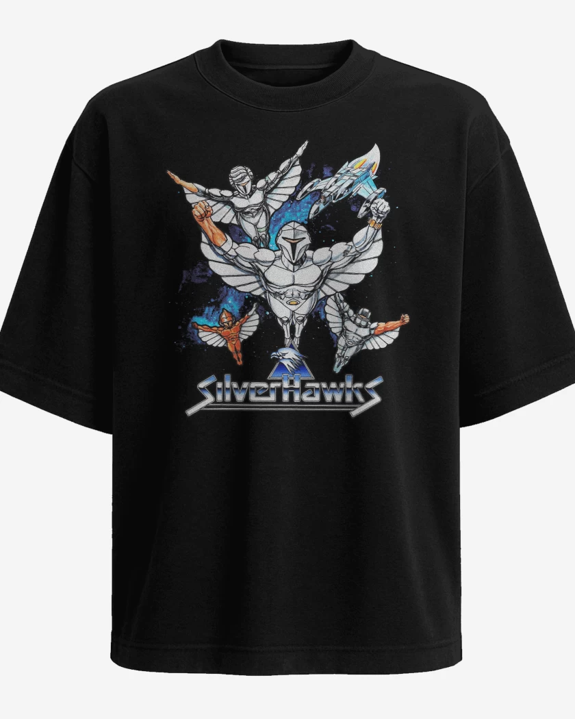 Polera Oversize Silver Hawks