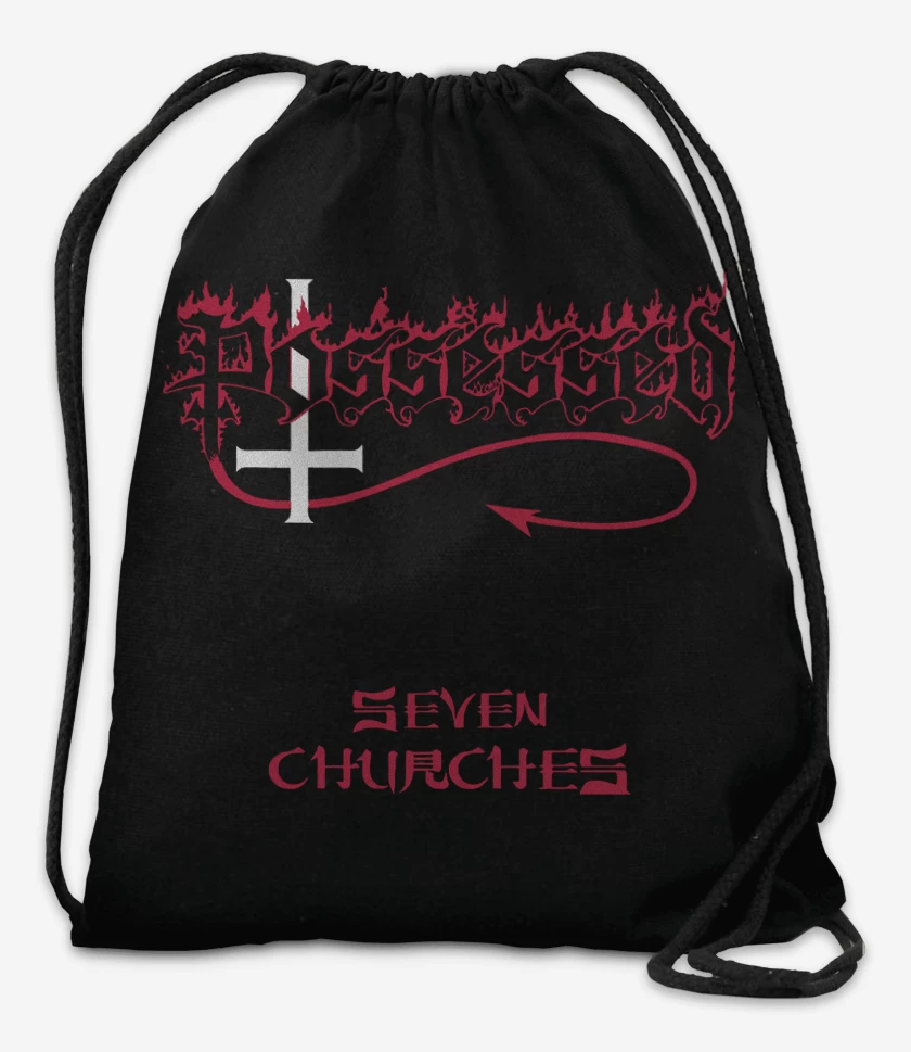 Mochila Negro de Possessed Seven Churches