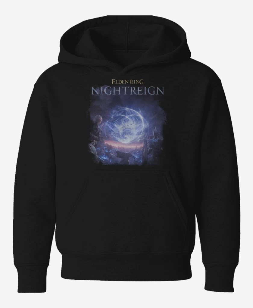 Poleron de niño Negro de Elden Ring Night Reign