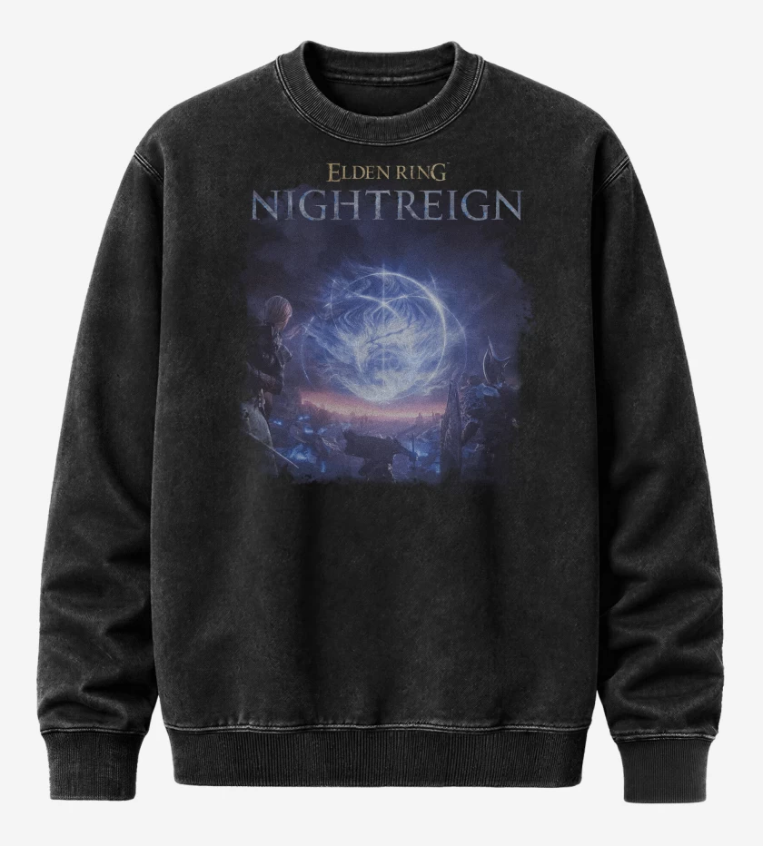 Poleron Polo Acid Wash Elden Ring Night Reign