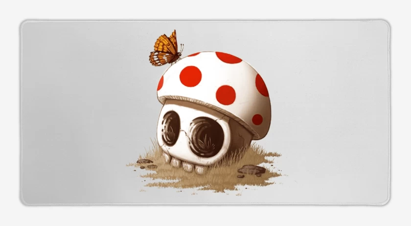 Mouse pad Gamer Blanco de Toad