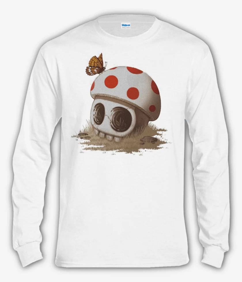 Polera manga larga Blanco de Toad