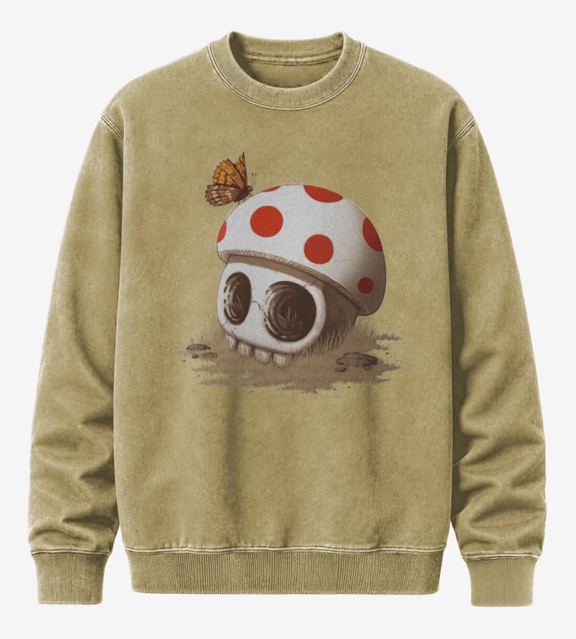 Poleron Polo Acid Wash Beige de Toad