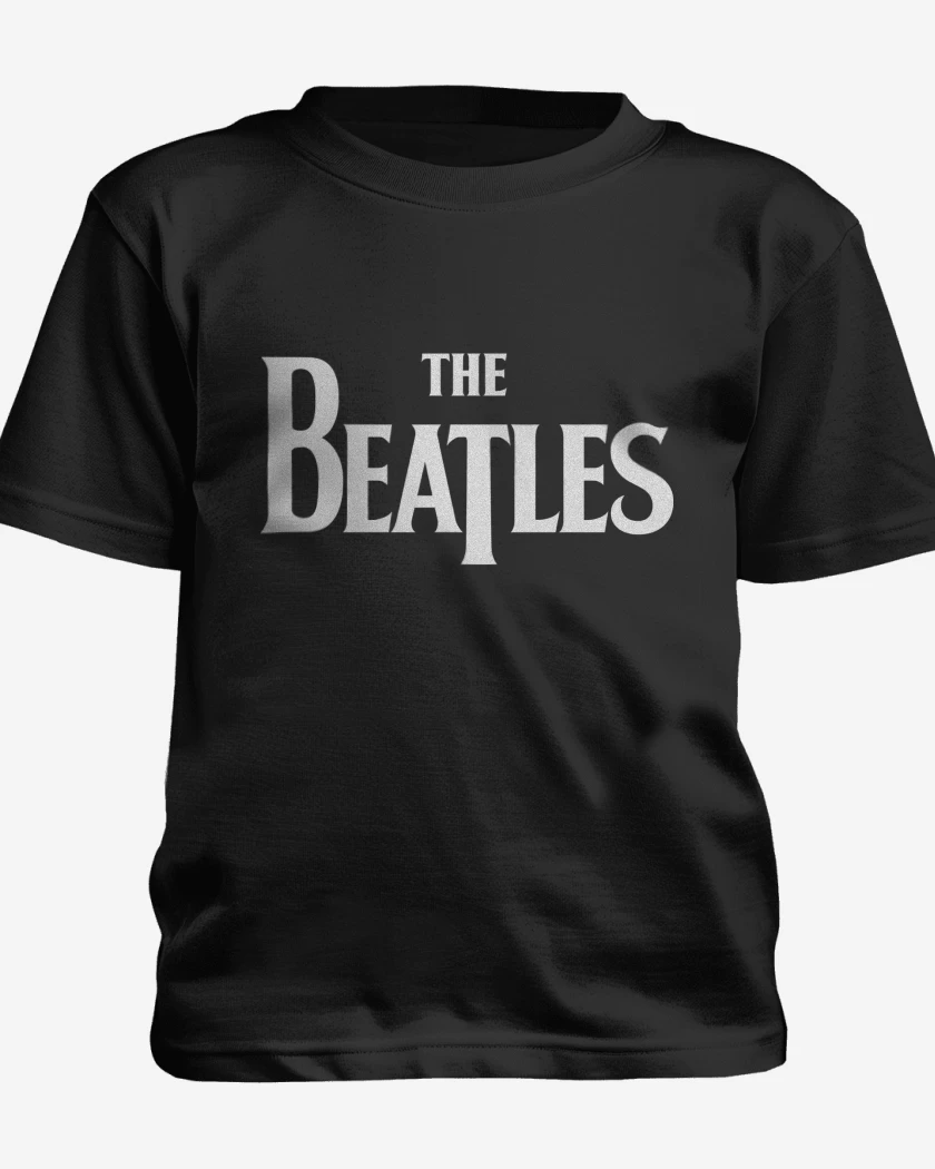 Polera de niño Negro de The Beatles Logo