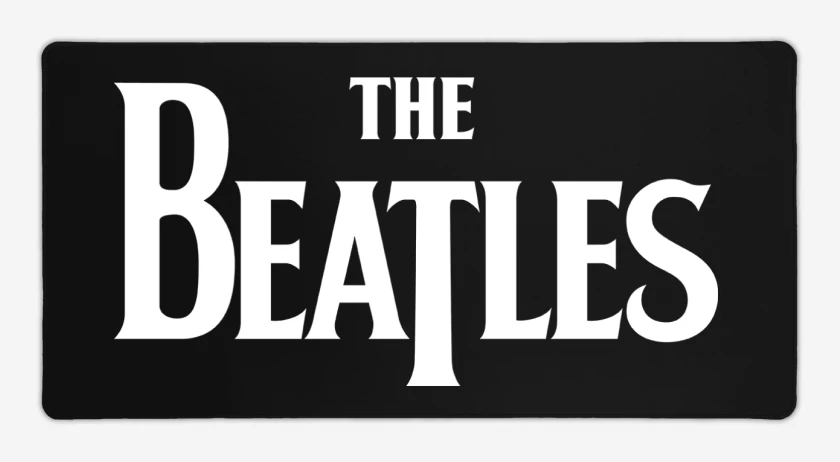 Mouse pad Gamer Negro de The Beatles Logo