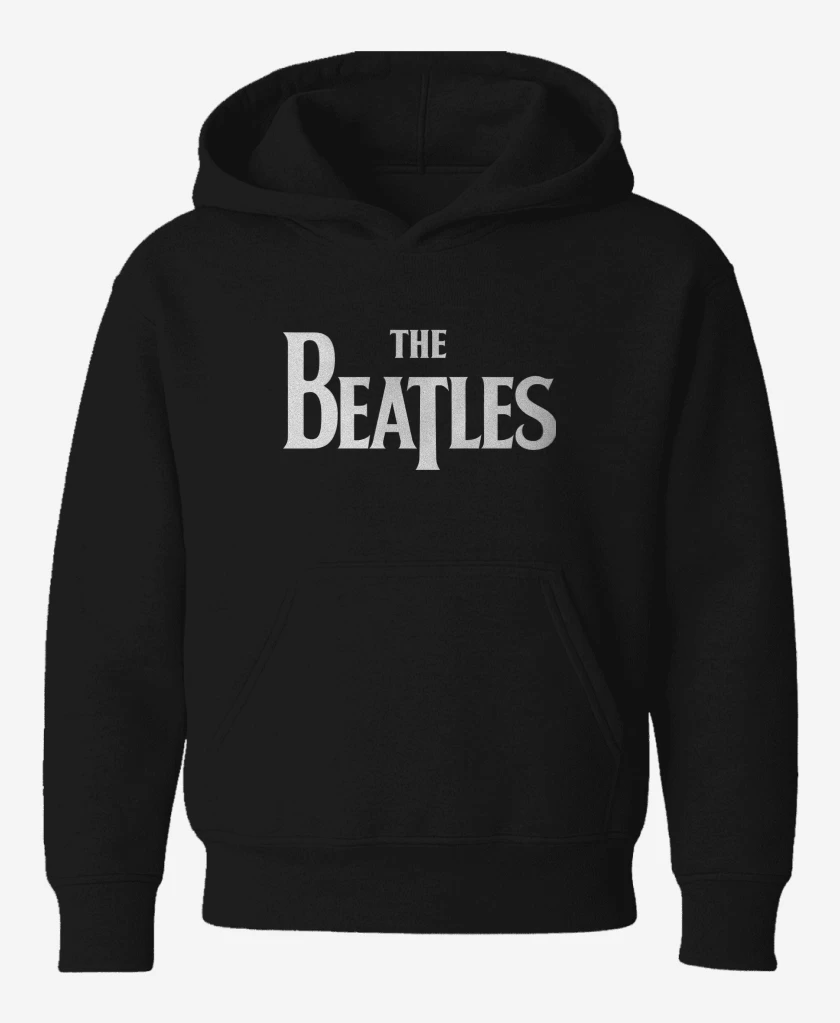 Poleron de niño Negro de The Beatles Logo