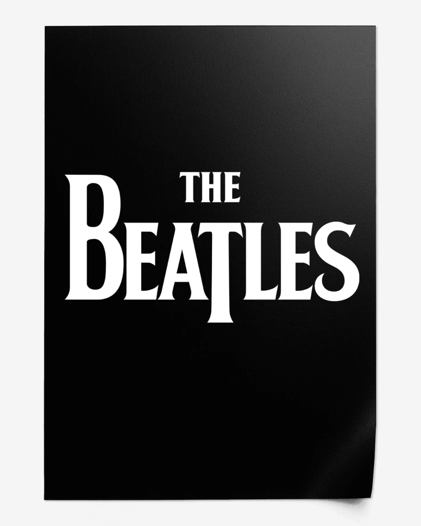Print The Beatles Logo