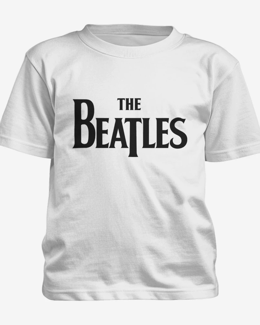 Polera de niño Blanco de The Beatles Logo N