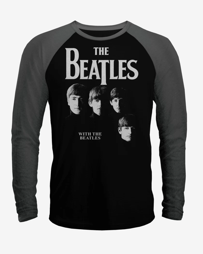 Polera Raglan The Beatles With The Beatles