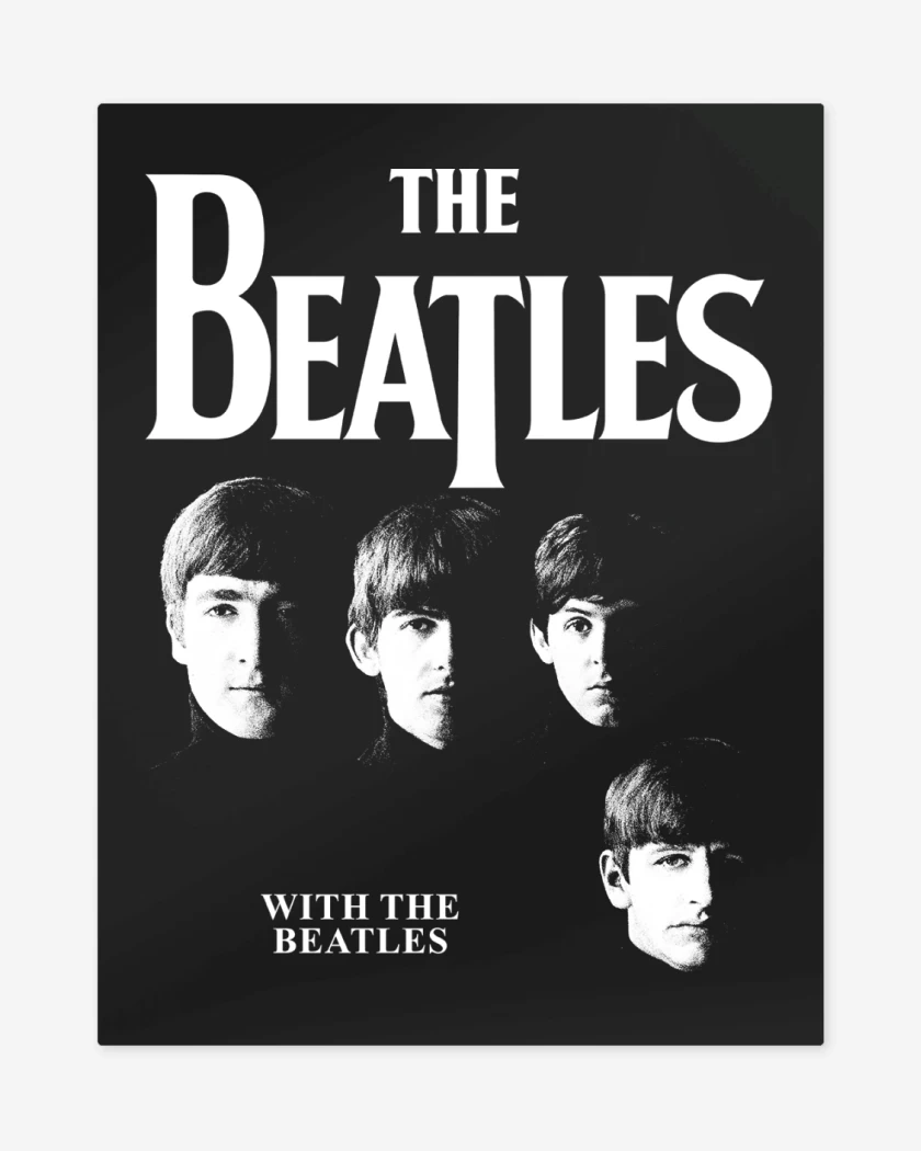 Print metalico The Beatles With The Beatles