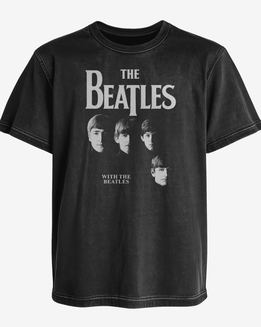 Polera desgastada The Beatles With The Beatles