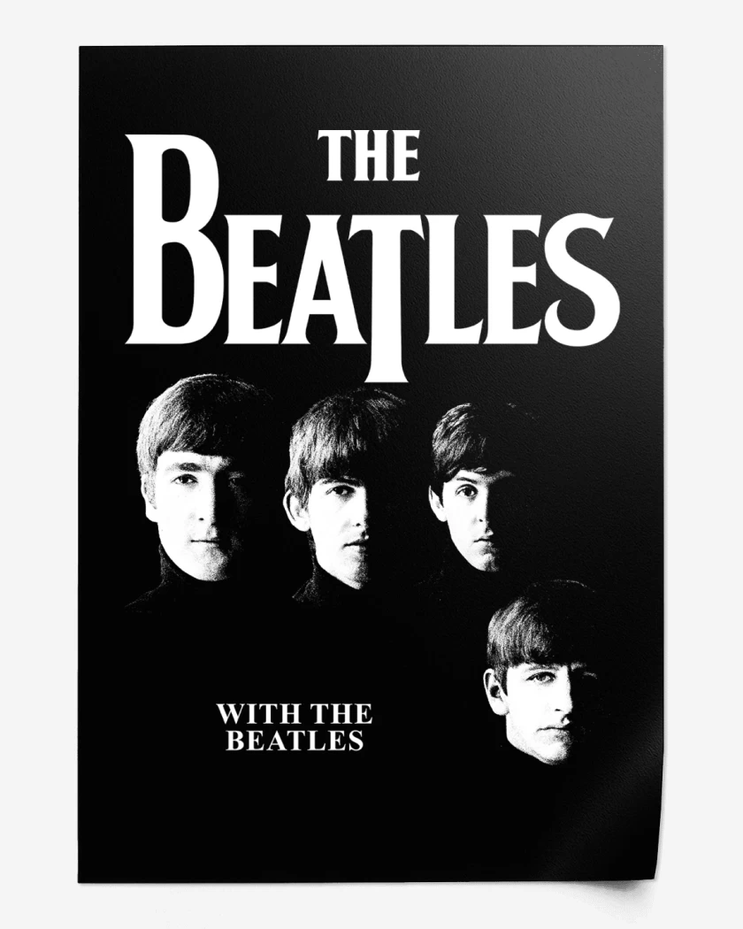 Print The Beatles With The Beatles