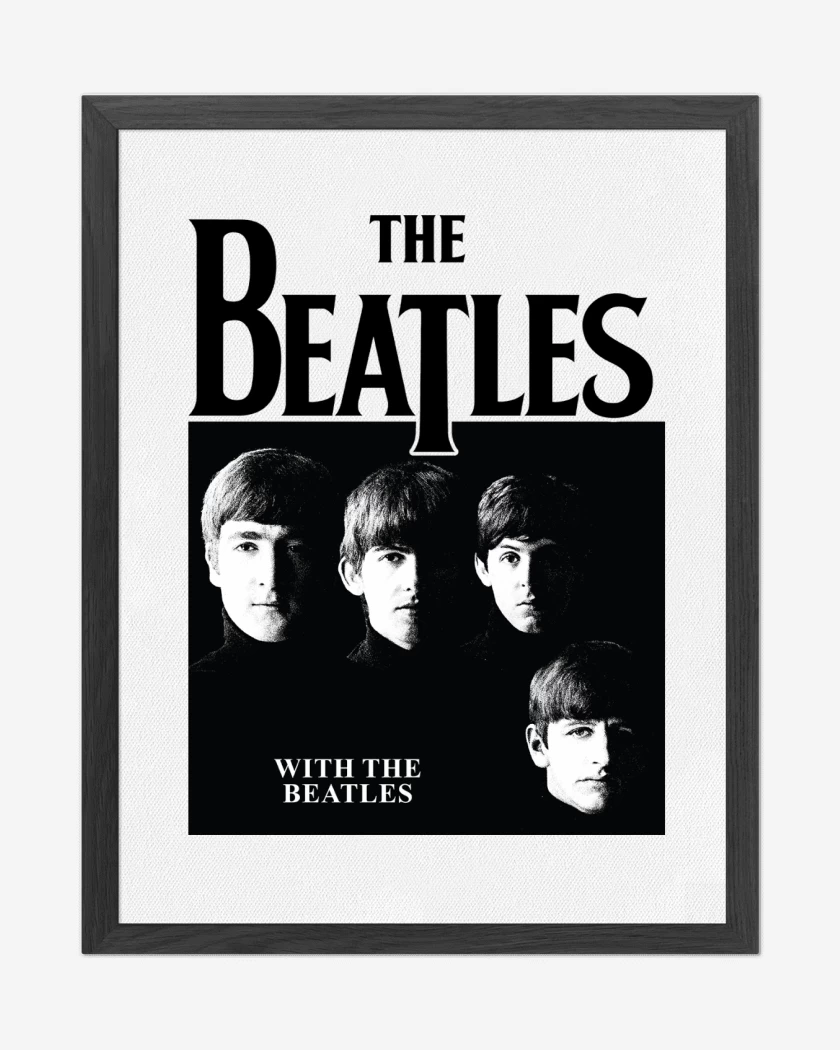 Cuadro decorativo Blanco de The Beatles With The Beatles N