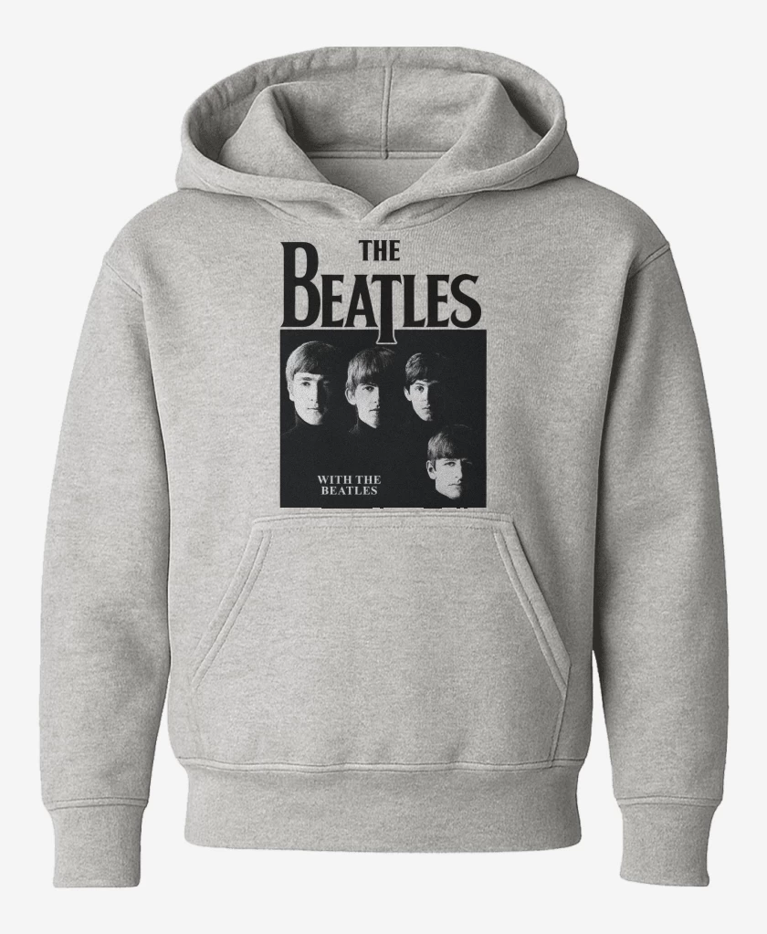Poleron de niño Gris Melange de The Beatles With The Beatles N