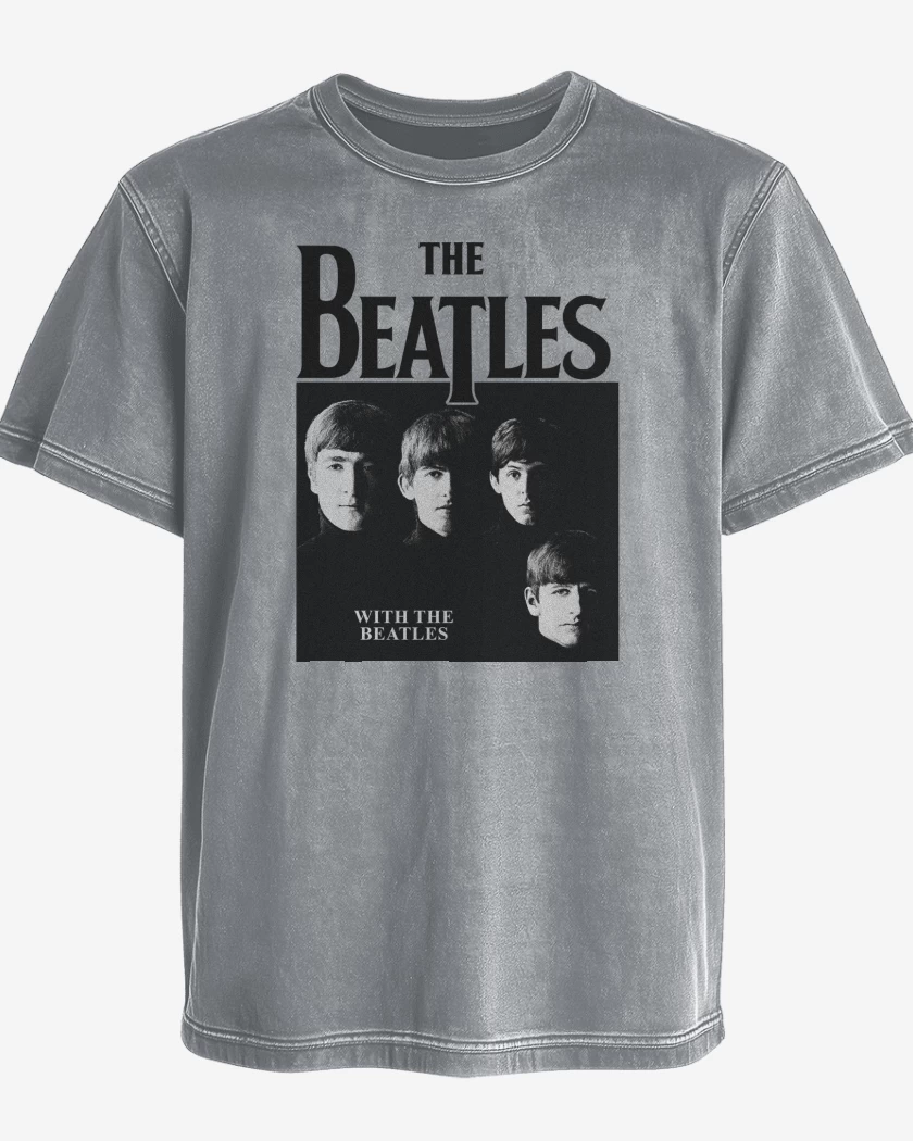 Polera desgastada The Beatles With The Beatles N