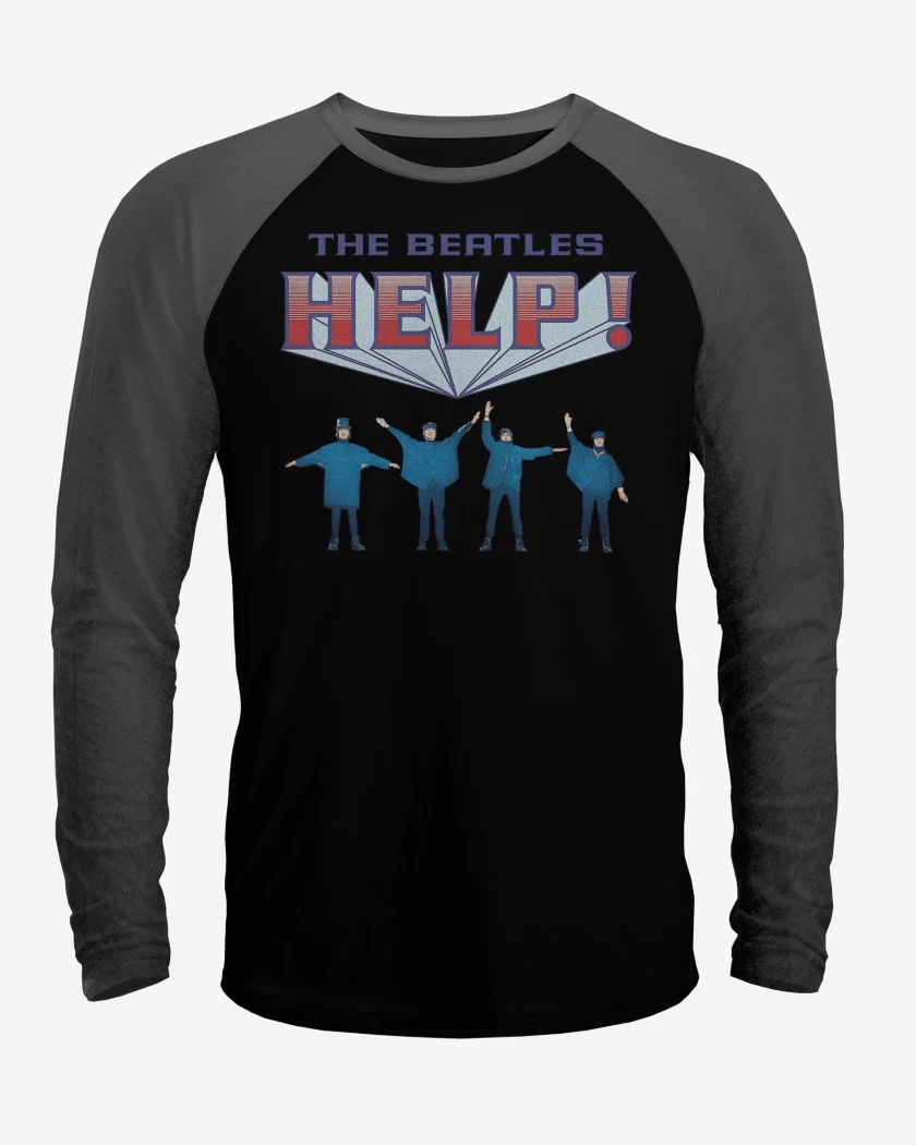 Polera Raglan The Beatles Help