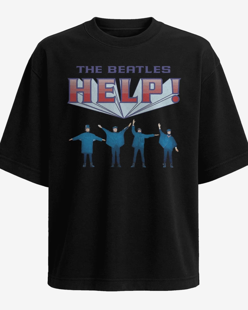 Polera Oversize The Beatles Help