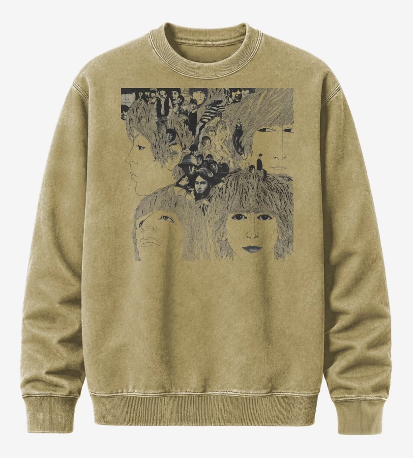 Poleron Polo Acid Wash Beige de The Beatles Revolver v1