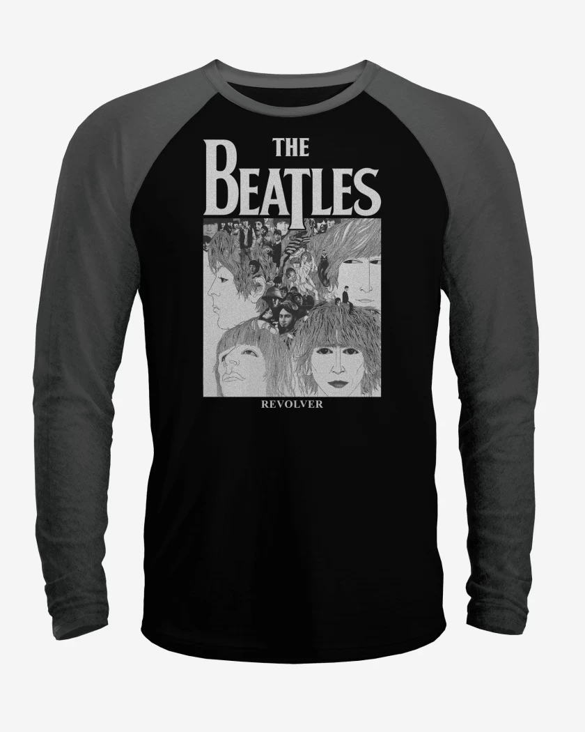 Polera Raglan The Beatles Revolver v2