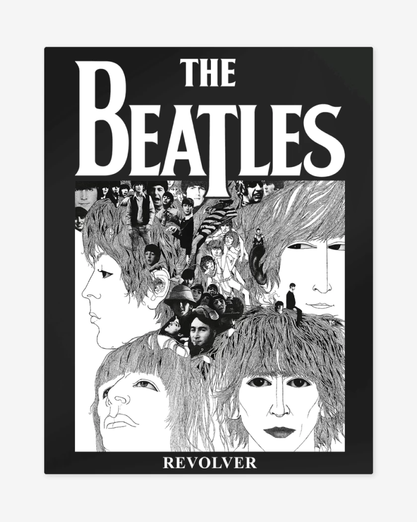 Print metalico The Beatles Revolver v2