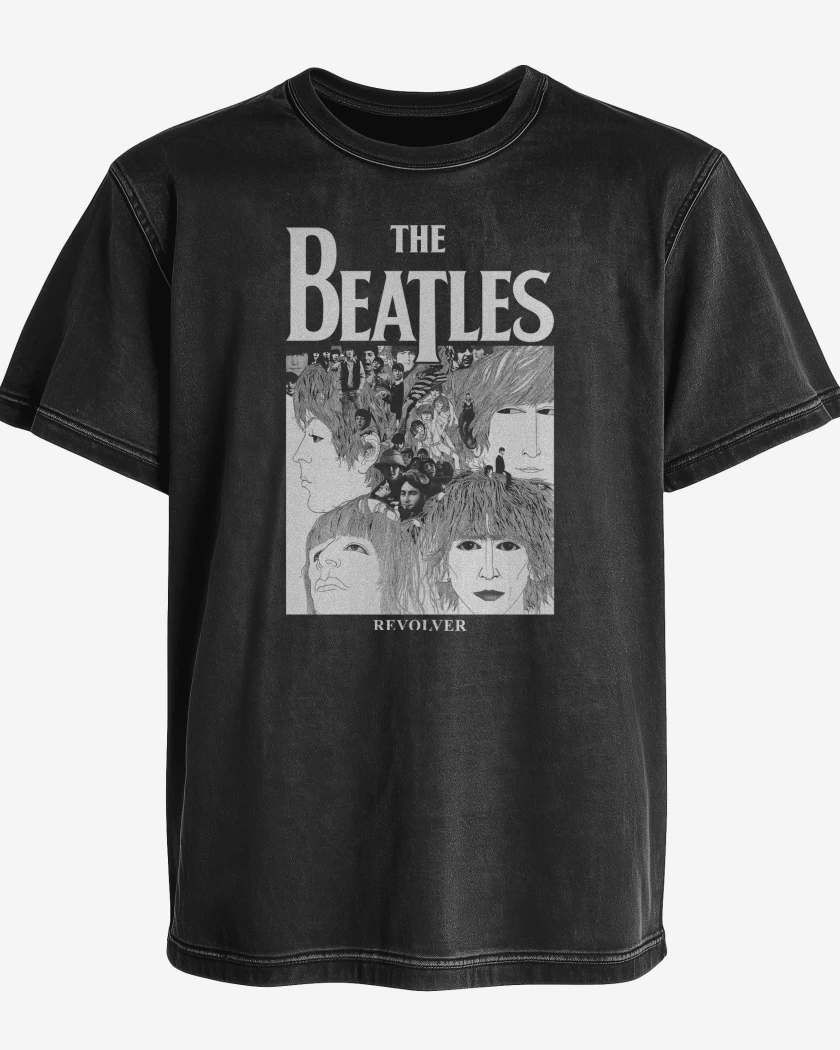 Polera desgastada The Beatles Revolver v2