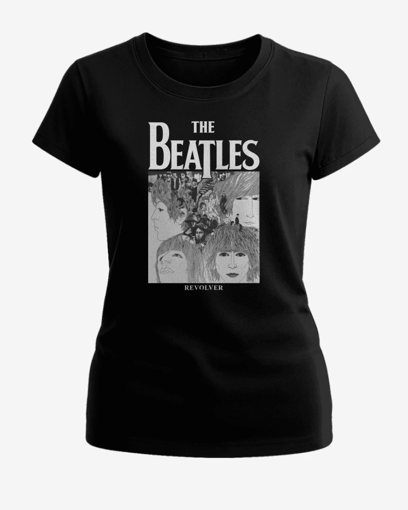 Polera de Mujer The Beatles Revolver v2