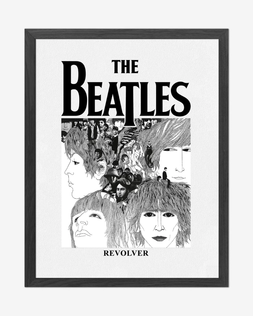 Cuadro decorativo Blanco de The Beatles Revolver B