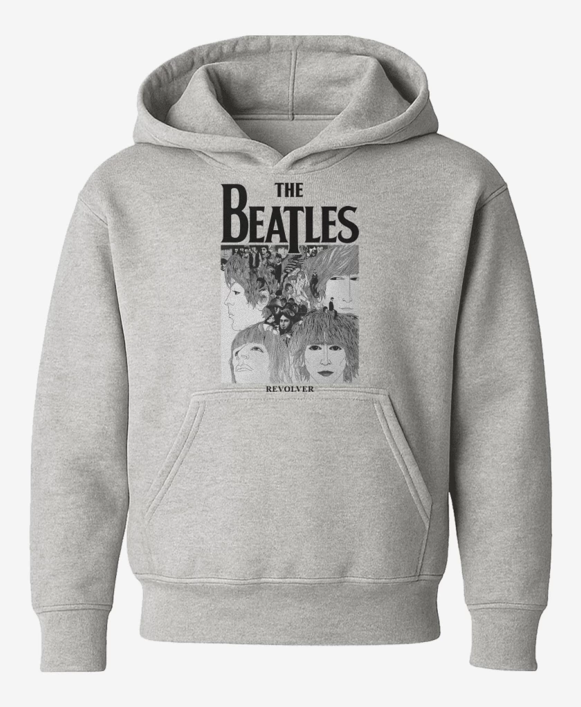 Poleron de niño Gris Melange de The Beatles Revolver B