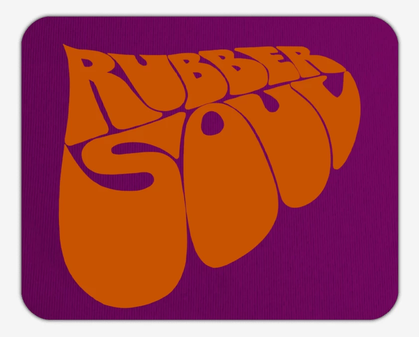 Mousepad The Beatles Rubber Soul Logo
