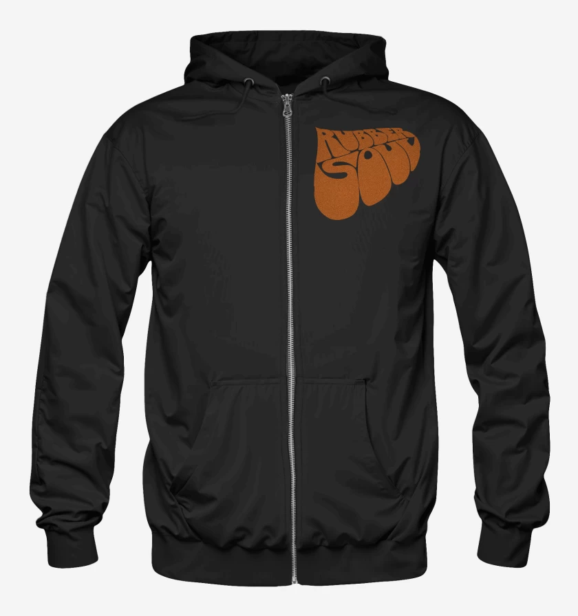Poleron Canguro con cierre The Beatles Rubber Soul Logo