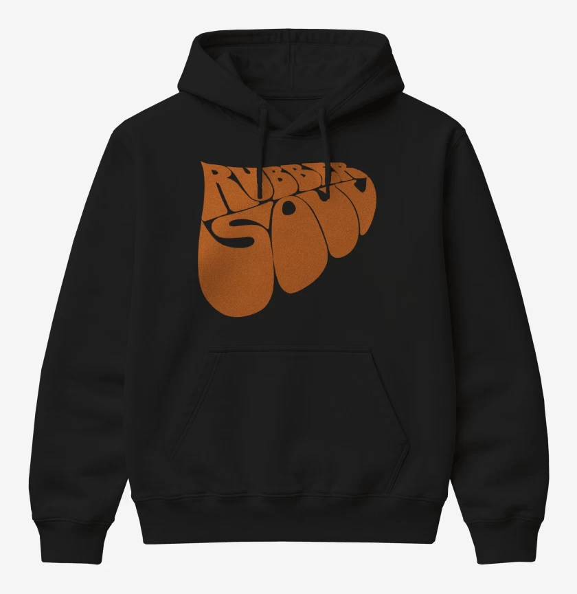 Poleron Canguro básico The Beatles Rubber Soul Logo