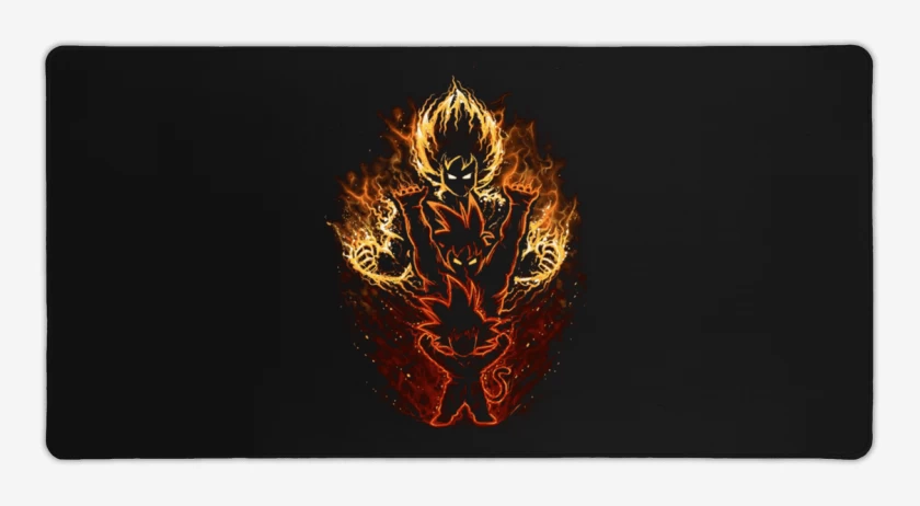 Mouse pad Gamer Negro de Gokus