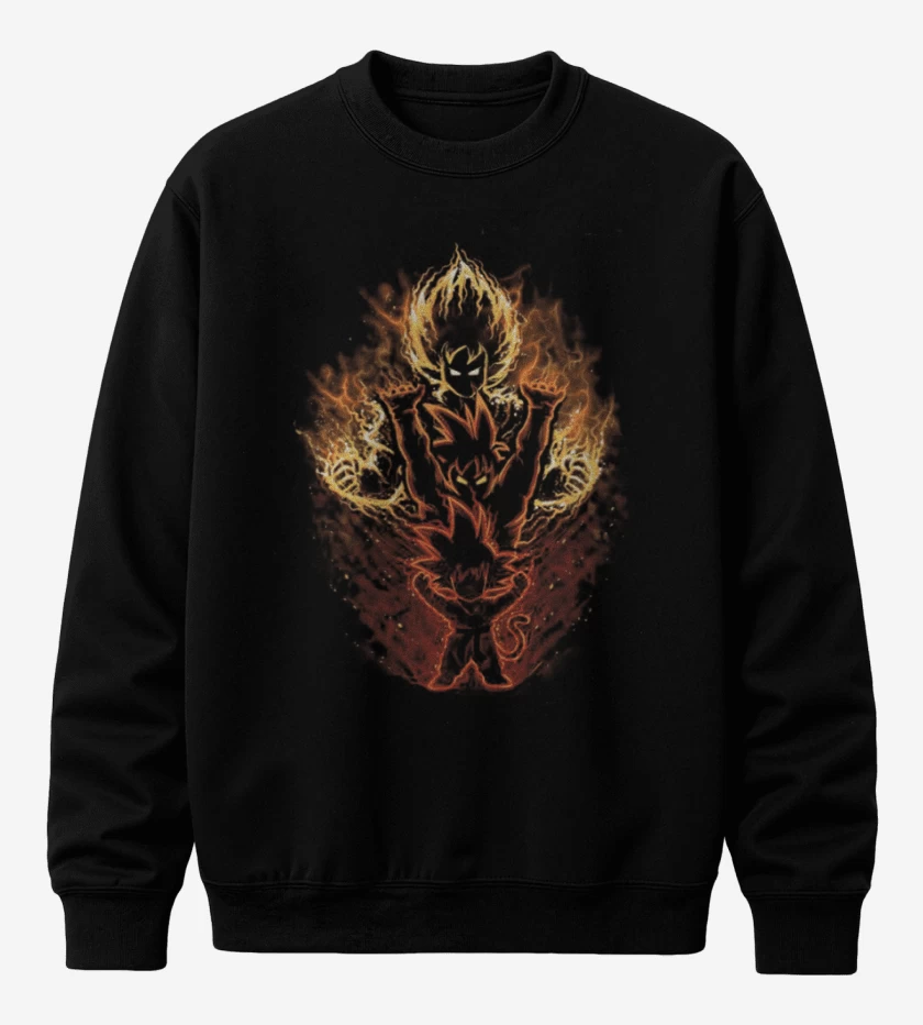 Poleron polo Negro de Gokus