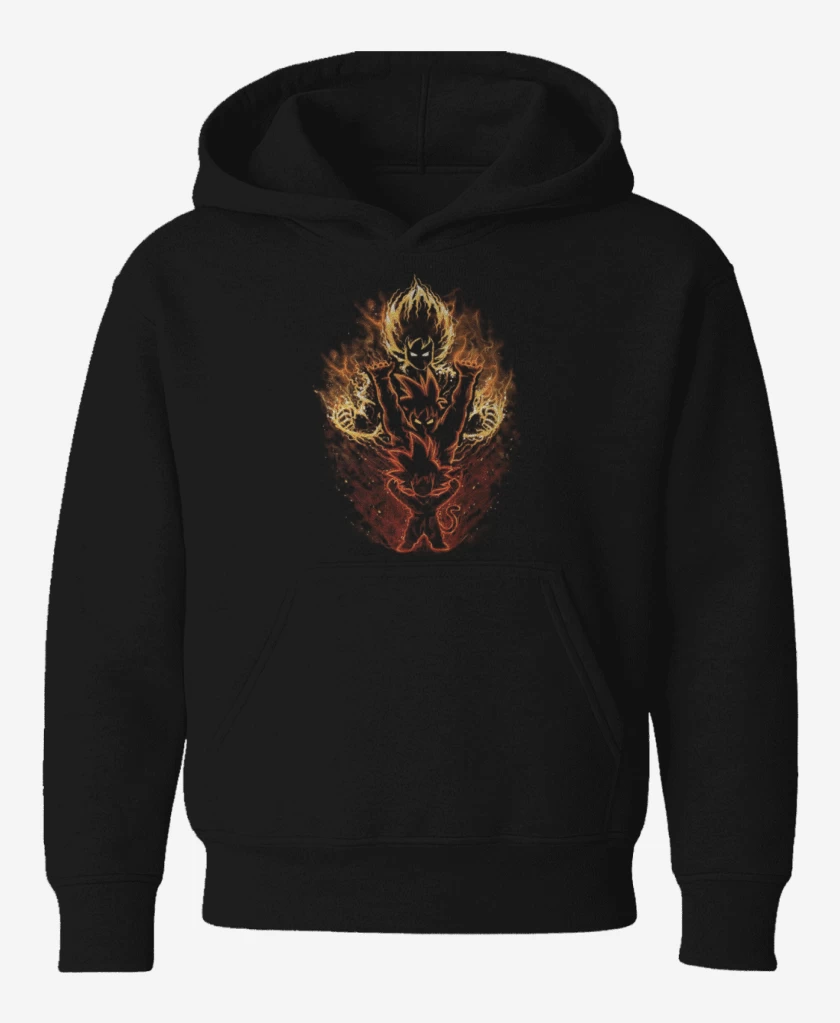 Poleron de niño Negro de Gokus