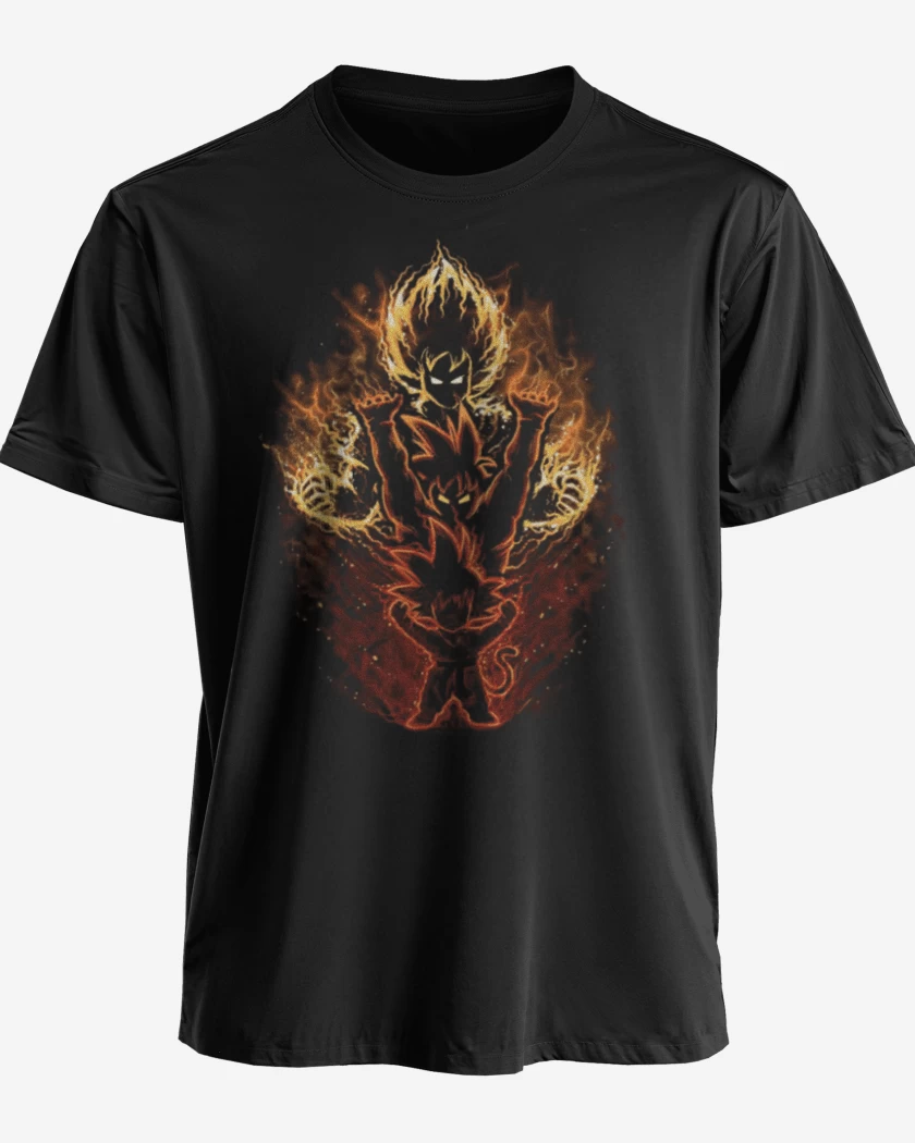 Polera premium Negro de Gokus