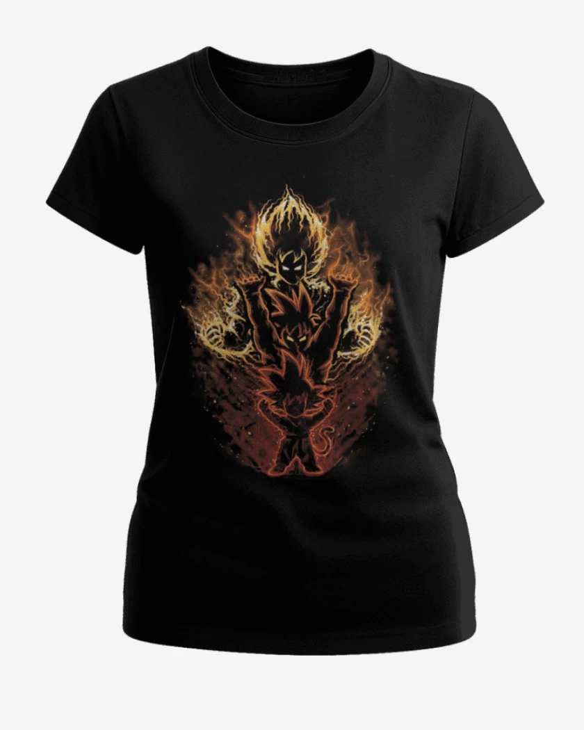 Polera de Mujer Negro de Gokus