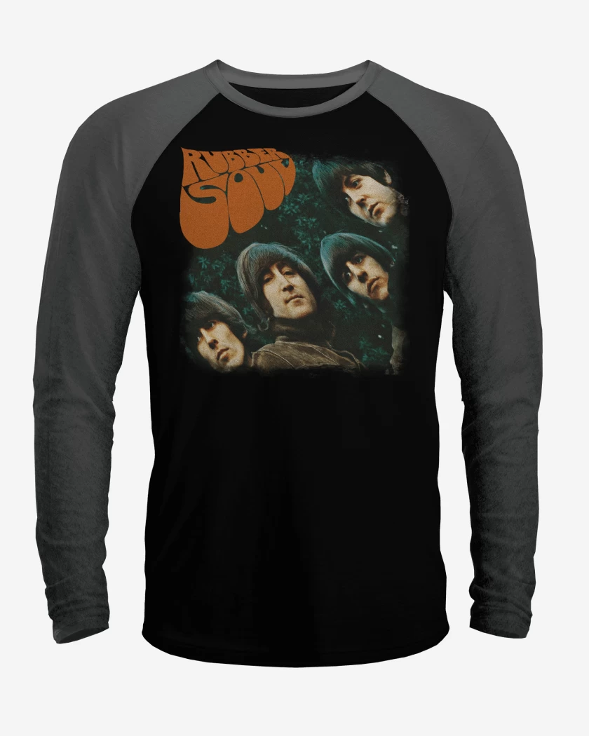 Polera Raglan The Beatles Rubber Soul v1