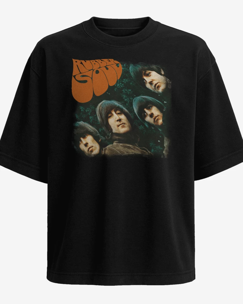 Polera Oversize The Beatles Rubber Soul v1