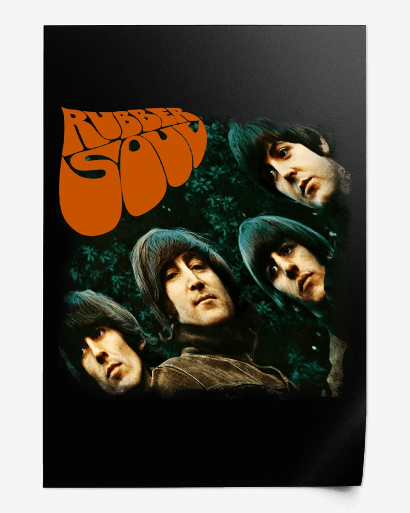 Print The Beatles Rubber Soul v1