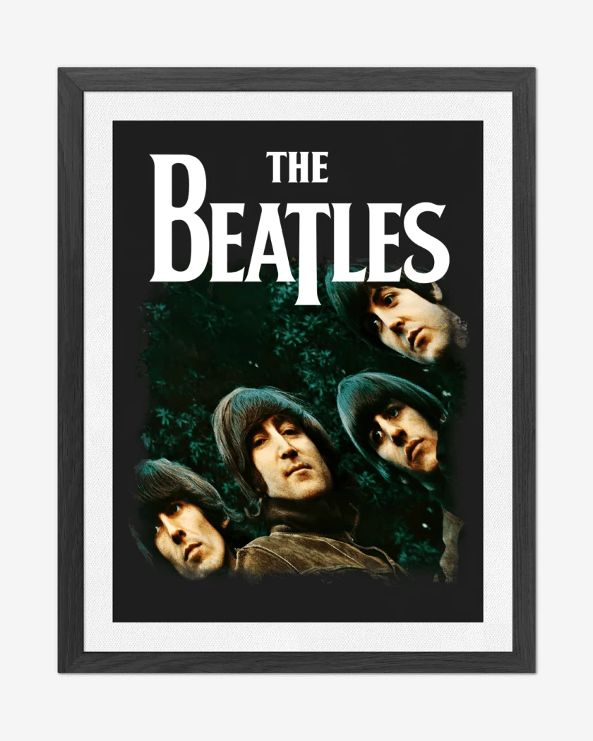 Cuadro decorativo Negro de The Beatles Rubber