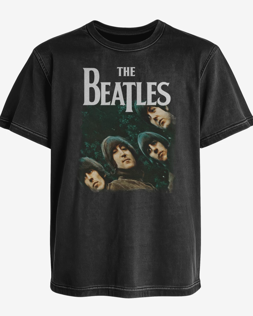 Polera desgastada The Beatles Rubber