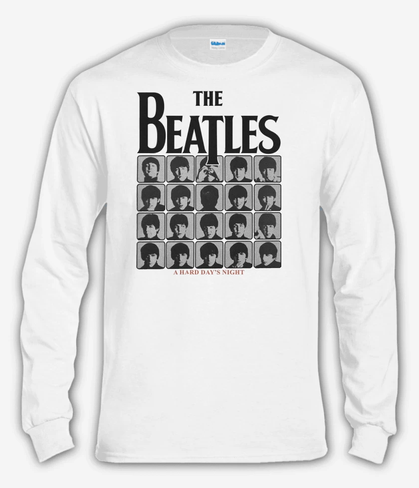 Polera manga larga The Beatles A Hard Days Night B