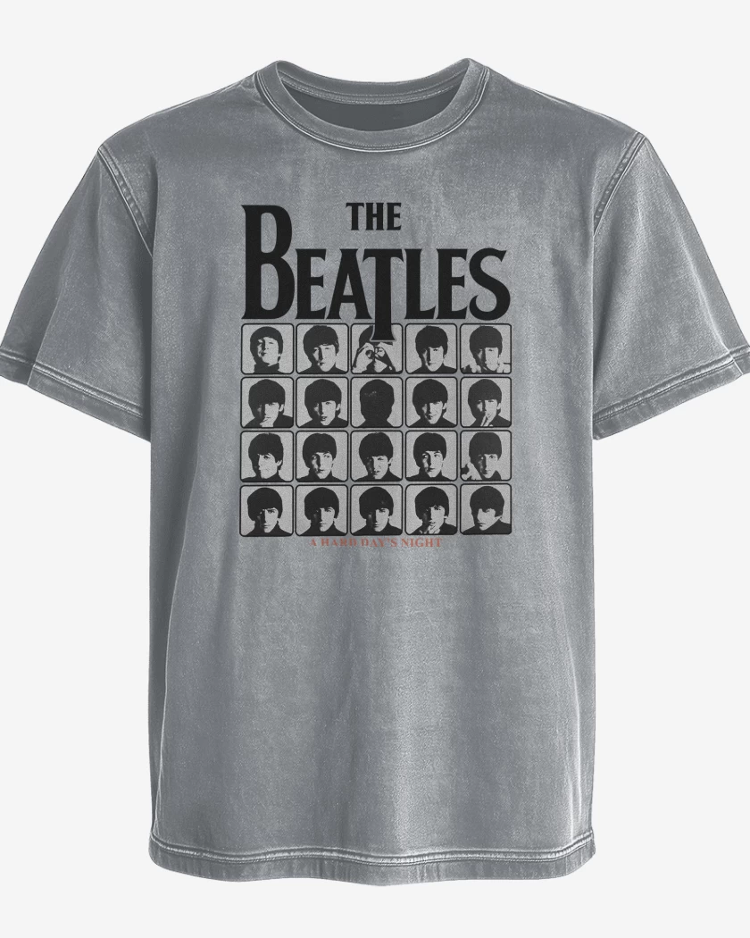 Polera desgastada The Beatles A Hard Days Night B