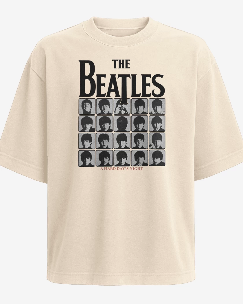 Polera Oversize The Beatles A Hard Days Night B