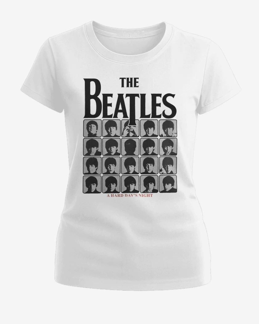 Polera de Mujer The Beatles A Hard Days Night B